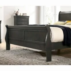 3pc Sliver Sleigh Bed With 2 Nightstands - HOMES: Inside + Out 10 3pc Sliver Sleigh Bed With 2 Nightstands - HOMES: Inside + Out -DreamNest Store GUEST ecdd75cb cabe 4291 9b4f 132befe1592e