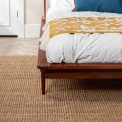 Boho Solid Wood Spindle Platform Bed - Saracina Home -DreamNest Store GUEST eddd6fd7 e683 4a43 ab14 7eb5a52e69b7