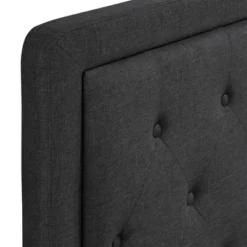 King Amery Tufted Upholstered Headboard Charcoal - Adore Decor -DreamNest Store GUEST eea59761 c1db 4f1a 8a07 d148fe70015e
