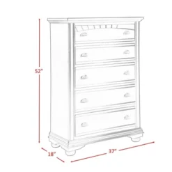 5pc Full Addison Panel Bedroom Set Dove White - Picket House Furnishings -DreamNest Store GUEST eef47ce5 04b7 4bc8 a40a 25b0c08c4bf5