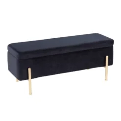 44" Daniella Storage Bench - LumiSource 24 44" Daniella Storage Bench - LumiSource -DreamNest Store GUEST ef1bbf34 523f 4cc5 8416 3238b10223b6