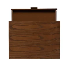 Reid 1 Drawer Nightstand Walnut - Linon 17 Reid 1 Drawer Nightstand Walnut - Linon -DreamNest Store GUEST ef28fee6 001d 4dc9 8671 868bf81ef527