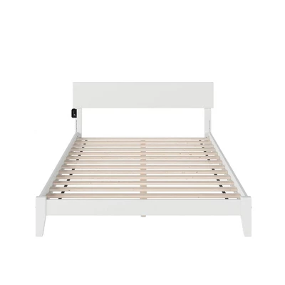 King Orlando Platform Bed White - AFI 5 King Orlando Platform Bed White - AFI - Image 5