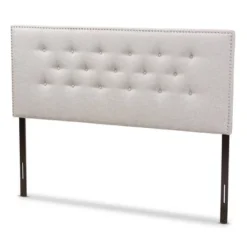 Windsor Modern And Contemporary Fabric Upholstered Headboard Beige - Baxton Studio 13 Windsor Modern And Contemporary Fabric Upholstered Headboard Beige - Baxton Studio -DreamNest Store GUEST ef928733 f236 4c20 b401 4738eb848019
