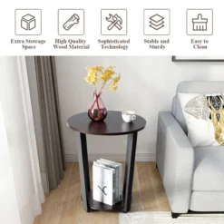 Costway Industrial End Table Sofa Side Table Nightstand Storage Shelf 15 Costway Industrial End Table Sofa Side Table Nightstand Storage Shelf -DreamNest Store GUEST efc92757 47df 454a b309 1e2be5e5931a