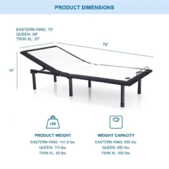 Harmony Adjustable Bed Frame With Battery Back Up - Furniture Of America -DreamNest Store GUEST f01fb333 6a26 400e b1ae 9c5068700055