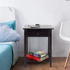 Casual Home Night Owl Sleek Solid Wood Bedroom Nightstand With Included Discrete 4 Port USB Port Station 7 Casual Home Night Owl Sleek Solid Wood Bedroom Nightstand With Included Discrete 4 Port USB Port Station -DreamNest Store GUEST f093c873 d1e6 4194 99c1 1853c6de0e8f