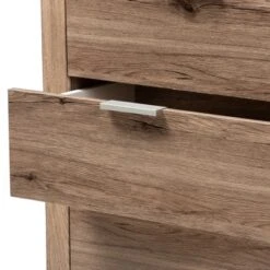 Laverne Modern And Contemporary Oak Finished 4 Drawer Chest Brown - Baxton Studio -DreamNest Store GUEST f112486a b921 4a4c 955a ef3dc21852e6