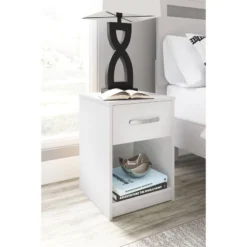 Flannia Nightstand White - Signature Design By Ashley