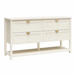 Primrose Wide 4 Drawer Dresser With Lower Shelf - Mr. Kate -DreamNest Store GUEST f1c91db3 0e15 4873 b2b2 3f850abe226c