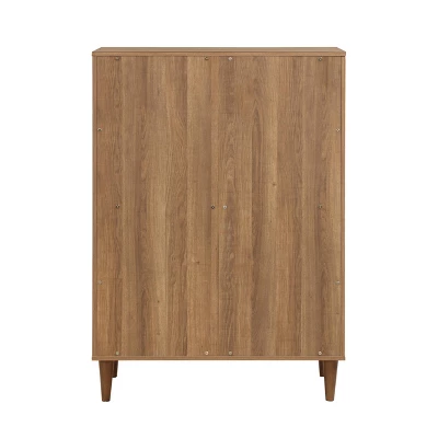 Esigne Mid-Century 4 Drawer Chest Light Oak - HOMES: Inside + Out 6 Esigne Mid-Century 4 Drawer Chest Light Oak - HOMES: Inside + Out - Image 6