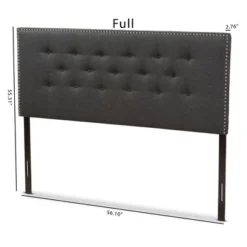 Windsor Modern And Contemporary Fabric Headboard - Baxton Studio -DreamNest Store GUEST f25e8128 f901 40d4 815e d20f97aa865f