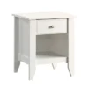 Shoal Creek Nightstand With Drawer & Storage Shelf - Soft White - Sauder