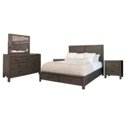 5pc Alix Bedroom Set Gray - Abbyson Living -DreamNest Store GUEST f2de344a e88f 4d8c 8720 1624ec520d9b