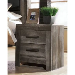 Wynnlow Two Drawer Nightstand Gray - Signature Design By Ashley