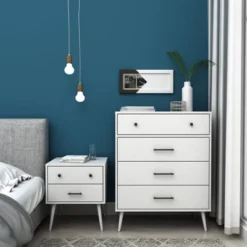 Maylis 4 Drawer Dresser Mellow White - Buylateral -DreamNest Store GUEST f35b1887 58f7 4c07 84d2 271493ec815f