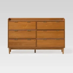 Mid-Century Modern Solid Wood 6 Drawer Double Dresser - Saracina Home 37 Mid-Century Modern Solid Wood 6 Drawer Double Dresser - Saracina Home -DreamNest Store GUEST f40a606f 0c8e 43a8 b20e 6173eadd8c07