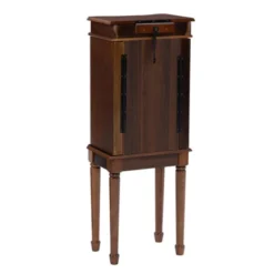 Kasey Jewelry Armoire Walnut - Powell Company -DreamNest Store GUEST f69db58d 90ae 4da9 acc1 26390112f442