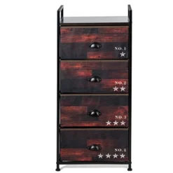 Costway 4 Drawer Fabric Dresser Storage Tower Steel Frame Closet -DreamNest Store GUEST f6a1dd35 9043 4a2d 86f8 b5e70a244d70