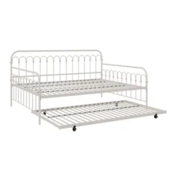 Twin Bright Pop Metal Daybed With Roll Out Trundle - Novogratz 22 Twin Bright Pop Metal Daybed With Roll Out Trundle - Novogratz -DreamNest Store GUEST f6a23e42 8db4 4b0a 8577 1f1e81641c14