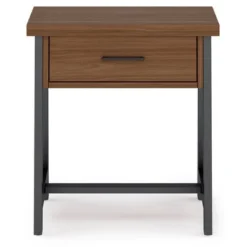 Hawkins Metal/Wood Bedside Nightstand Walnut - WyndenHall 14 Hawkins Metal/Wood Bedside Nightstand Walnut - WyndenHall -DreamNest Store GUEST f7382180 4c5c 4ac5 b458 b9454471a459