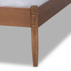 Leanora Wood Platform Bed Ash Walnut - Baxton Studio -DreamNest Store GUEST f782df00 aeda 457a 8af3 f2173b20ca74