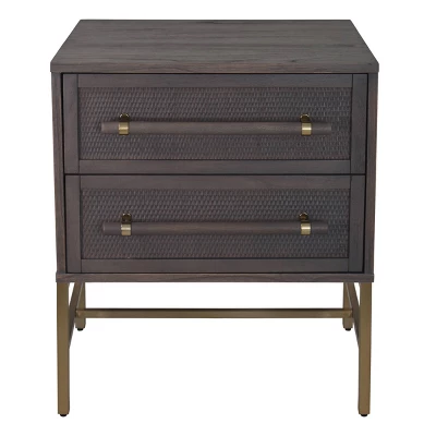 Sophia 2 Drawer Nightstand - Hopper Studio 1 Sophia 2 Drawer Nightstand - Hopper Studio
