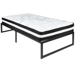 Emma And Oliver 14" Platform Bed Frame & 10" Mattress In A Box - No Box Spring Required -DreamNest Store GUEST f876a425 3b82 421c bc89 62275e658efc