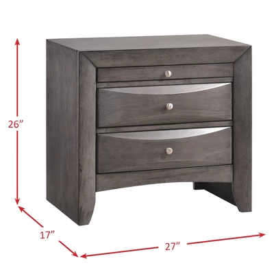 Madison Nightstand Gray - Picket House Furnishings 4 Madison Nightstand Gray - Picket House Furnishings - Image 4