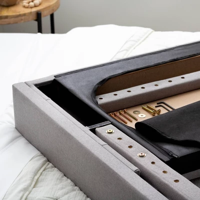 Bella Low Profile Wingback Headboard - Brookside Home 4 Bella Low Profile Wingback Headboard - Brookside Home - Image 4