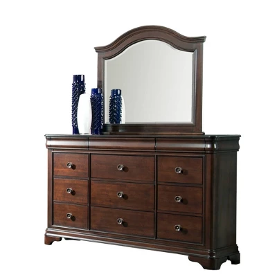 Conley Dresser And Mirror Cherry - Picket House Furnishings 1 Conley Dresser And Mirror Cherry - Picket House Furnishings