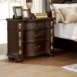 2pc Queen Mullberry Traditional Bedroom Set Brown Cherry/Espresso - HOMES: Inside + Out -DreamNest Store GUEST f8ed5d35 8c07 43b8 a09c 072d8a2f1da8