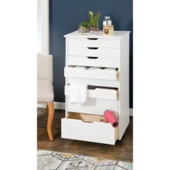 Cary 8 Drawer Rolling Storage Cart - Linon -DreamNest Store GUEST f90d1df7 9575 474e 8b29 d5cf6e66ba80