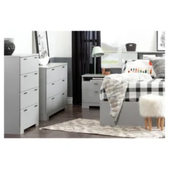 Reevo Nightstand With Drawers And Cord Catcher - South Shore 12 Reevo Nightstand With Drawers And Cord Catcher - South Shore -DreamNest Store GUEST f94cdbda 2681 4c01 9363 60e358057e4f