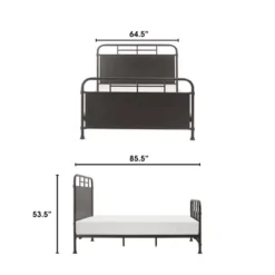 Tavor Industrial Metal Bed - Finch 25 Tavor Industrial Metal Bed - Finch -DreamNest Store GUEST fa936081 e35f 4665 9018 a83eebf42121
