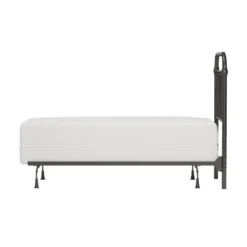Twin Kirkland Metal Headboard With Frame Aged Pewter - Hillsdale Furniture -DreamNest Store GUEST fad1fe2f 1f01 470f 9900 b9f99be7f6bb