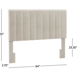 Crestone Upholstered Headboard - Hillsdale Furniture -DreamNest Store GUEST fad97c2d dba5 44bc a5e2 e9ad6906a641