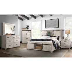 5pc King Jack Platform Storage Bedroom Set White - Picket House Furnishings 22 5pc King Jack Platform Storage Bedroom Set White - Picket House Furnishings -DreamNest Store GUEST fbb084fa 2b8a 45f3 be08 6d26d4409bba