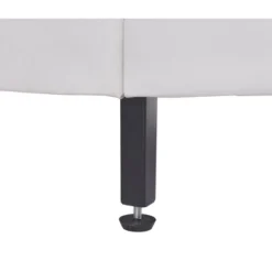 Upholstered Faux Leather Platform Bed With LED Light Bed Frame With Slatted-ModernLuxe -DreamNest Store GUEST fc029d63 e1f2 4eb3 bcfa deaffb06a122