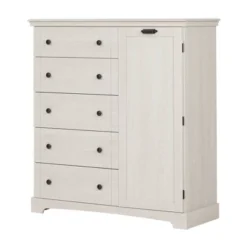 Lilak Door Chest With 5 Drawers - South Shore -DreamNest Store GUEST fc341025 0f31 4626 b944 1e8e9f32e1d9
