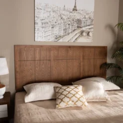 Monroe Modern And Rustic Wood Headboard Walnut - Baxton Studio 11 Monroe Modern And Rustic Wood Headboard Walnut - Baxton Studio -DreamNest Store GUEST fcca2a5b 888e 442c ae79 4bcbe02a34fc