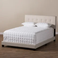 Audrey Modern And Contemporary Fabric Upholstered Bed - Baxton Studio -DreamNest Store GUEST fd61f411 ee67 4fea ae1d e2404c98457b