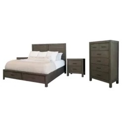 4pc Alix Bedroom Set Gray - Abbyson Living -DreamNest Store GUEST fdb2c8eb 8463 450d b21d 81ab2d169d3f