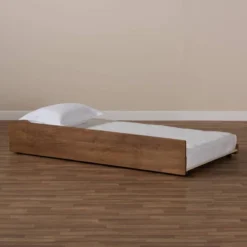 Twin Midori Wood Trundle Bed Walnut - Baxton Studio 8 Twin Midori Wood Trundle Bed Walnut - Baxton Studio -DreamNest Store GUEST fe35cb57 4a0e 4500 a9c8 5ad4866c7c71