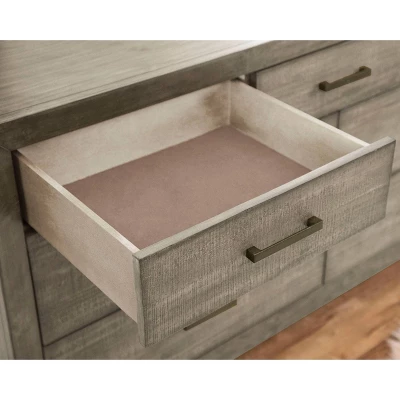 6pc Aurora Mid-Century Gray Bedroom Set With Upholstered Bed - Abbyson Living 14 6pc Aurora Mid-Century Gray Bedroom Set With Upholstered Bed - Abbyson Living - Image 14