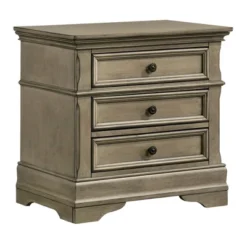 3pc Kritan Bed With 2 Nightstands Antique Warm Gray - HOMES: Inside + Out -DreamNest Store GUEST fedcc18d 0e8a 4dac 8e73 a5d5633ef83b