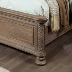 5pc Lellen Bedroom Set Beige/Rustic Natural Tone - HOMES: Inside + Out -DreamNest Store GUEST ff7bd58f 02a5 48d1 a73b 09bd72479cc3