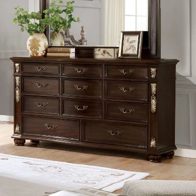 Mullberry 11 Drawer Dresser Brown Cherry - HOMES: Inside + Out 1 Mullberry 11 Drawer Dresser Brown Cherry - HOMES: Inside + Out