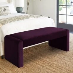 Kaia 47" Velvet Waterfall Upholstered Bench-The Pop Maison 21 Kaia 47" Velvet Waterfall Upholstered Bench-The Pop Maison -DreamNest Store GUEST fff06cc7 e442 42a1 a814 37f7c55c2c02